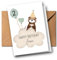 Personalisierte Kinder Glückwunschkarte mit Otter zum 1. 2. 3. 4. 5. 6. 7. usw. Grußkarte Geburtstagskarte Kind Faltkarte Kindergeburtstag mit Ottermotiv Wassertier Boho (Otter)