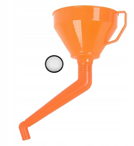 NEO TOOLS Winkeltrichter für schwer zugängliche Stellen - Kunststofftrichter 160 mm, 1.2 l - Trichter für Auto für Benzin, Scheibenwaschflüssigkeit, Adblue, Öl, Kraftstoff, Kühlflüssigkeit