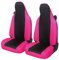 Auto Accessori Lupex Coprisedili auto compatibili con Smart fortwo, 450 451 e 453, 1 2 3 Serie, Tessuto Policotone (Nero - Fucsia)
