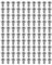 HondoKet Lot de 100 vis à tête plate cruciforme M2 x 3 mm