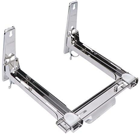 GRIRIW Grille De Four à Micro-Ondes Mural en Acier Inoxydable 304 Épaissi Support Rétractable Étagère Cuisine pour Rangement Mural Économiseur D'espace