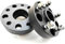 SADQRG Roue Entretoise avec Boulon 2 adaptateurs entretoises Roue 4x114,3 60,1 Conception centrée moyeu pour Toyota pour Lite pour Ace pour Noah 2000 avec Filetage 12 * 1,5 Elargisseur(15mm Black)