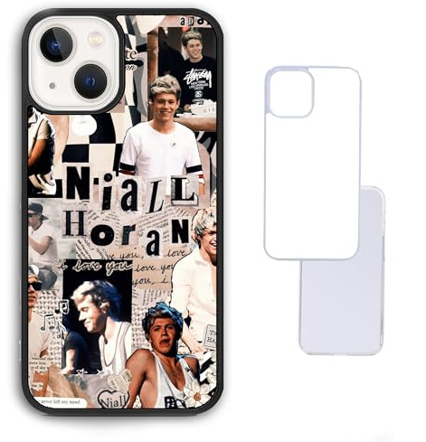 Beige Photo Collage Y2K Harry Niall Styles Horan One 1D Direction Custom Compatible With iPhone 6 7 8 SE 2020 X XR XS 11 12 13 14 15 16 16E Pro Max Plus Mini Bumper Case Custom Personalised Name