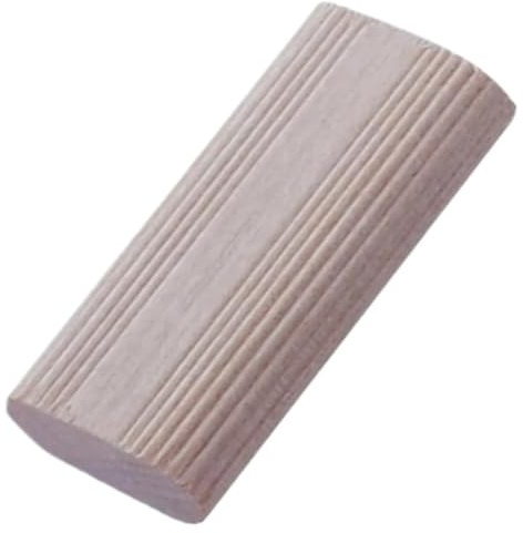 100 Pezzi Di Tenoni For Domino In Legno Di Faggio, Spine For Falegnameria, Connettori For Giunti Di Mobili Fai Da Te, Blocchi Di Collegamento, Connettori For Tasselli In Legno(50x10mm)