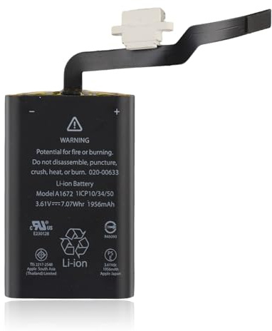 SwarKing Rechargeable 0-Cycle Ersatz Akku A1672 (1986mAh,3.67V) Kompatibel mit Apple Magic Mouse 2, A1657, A1672 Wireless Mouse (Werkzeuge Nicht enthalten)