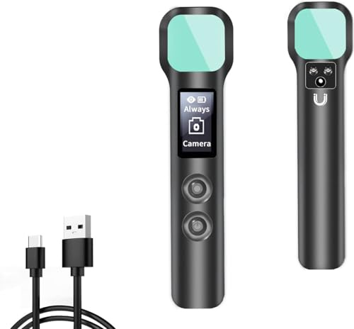 CKKYBB Détecteur de Caméra Cachée - Detecteur de Camera et Micro Espion, Détecteur de Traceur GPS Voiture, Scanner RF sans Fil avec 6 Niveaux de Sensibilité pour Hôtel, Bureau, Maison et Voyage