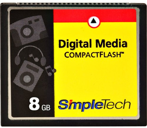SimpleTech Premium Brand - Flash Memory Card - 8 GB - CF (STI-CF/8GB)