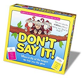 University Games Don’t Say It Word Game – Fast-Paced Family Party Board Game with Electronic Timer, Educational Vocabulary Game for Kids & Adults Age 6+