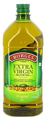 Tramier Huile d’olive vierge extra (1 x 2 L), bouteille d’huile au goût fruité et délicat, huile alimentaire à base d’olives d’Espagne de haute qualité