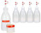 Octopus 5x 250 ml LDPE Plastikflasche Quetschflasche Laborflasche Garnierflasche Kunststoffflasche Spritzflasche mit Dosierspitze bzw. Tropfverschluss für Küche, Labor oder Hobby
