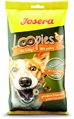 Josera Hundesnacks Loopies mit Geflügel, 1er Pack (1 x 150 g)