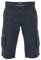 riverso Herren Cargo Shorts RIVAnton Regular Fit Gürtel Taschen Sommer Baumwolle Basic Kurze Kariert Hose Bermuda Einfarbig, Größe:W 33, Farbe:Navy (19400)