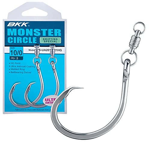 BKK Haken A-BR-5610 Monster Circle Driften Sondergröße 6/0# 2 Pack