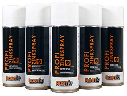 Rostio Bombe aérosol zinc anti-corrosion et anti-rouille (5 pièce)