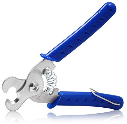 SPEEDWOX - Pinza per rimozione delle etichette dell'orecchio, in acciaio inox, per animali bovini, pecore, capra, maiale, mucca, animali