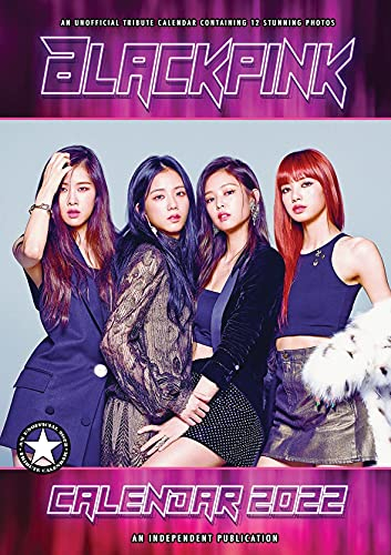 Close Up Blackpink Kalender 2022 Tributkalender - DIN A3, Wandkalender 2022, 12 Monate, original englische Ausführung.