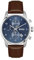 BOSS Chronograph Quarz Uhr für Herren Kollektion SKYMASTER mit Braunes Lederarmband - 1513940