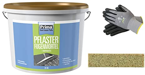 zbs24 Prima Pflasterfugenmörtel beige 25 kg, 1-komponentig gebrauchsfertig zum wasserdurchlässigen Verfugen von Beton-u. Natursteinbelägen