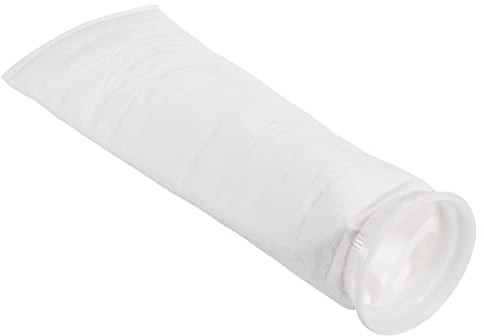 PATIKIL 4 Inch Ring Filter Socks 1 Micron, Mesh Bags Pool Skimmer Basket, White