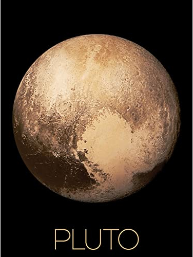 Artery8 NASA Our Solar System Pluto New Horizons Image Unframed Wall Art Print Poster Home Decor Premium