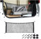 CGEAMDY Aufbewahrungsnetz aus Nylon, ausziehbares Aufbewahrungsnetz für den Kofferraum, Universal-Aufbewahrungsnetz für die meisten Autos, Fahrzeuge, Suvs mit 4 Haken (110 x 40 cm)