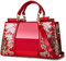 Nevenka Modische Damen-Handtaschen aus Lackleder-Rot