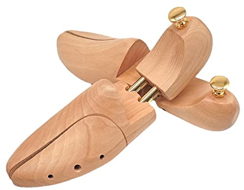 LATRAT 1 paire de supports de chaussures en bois, supports de chaussures en bois de lotus de haute qualité (41-42)