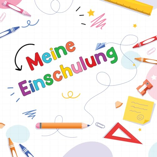 Meine Einschulung Erinnerungsalbum zum Schulanfang: Fotoalbum zum Schulanfang für Jungen & Mädchen: Endlich Schulkind, Mein erster Schultag Gästebuch