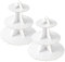 Soleebee Soporte para tartas de cartón, 3 niveles, soporte para cupcakes, soporte para torre de postres, soporte para magdalenas, suministros para fiestas de cumpleaños, bodas, fiestas, tartas,