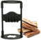 LAMEK Manueller Holzspalter Abnehmbarer Brennholzspalter Tragbarer Brennholz Spalter Gusseisen Kindling Cracker Sicherer Handschneider Anzündholzspalter für 16,5cm Holz Camping BBQ Party Innen Außen