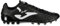 Joma Botas de Fútbol para Césped Artificial - Águila, 39-45 Negro y Blanco - Fabricado con Microfibra de Alto Rendimiento y Tacos Añadidos para Distribuciñon de Peso y Mejor Agarre