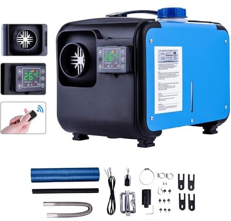Katsu Chauffage à air Diesel Tout-en-Un 12 V 24 V 220 V 5 KW pour Voiture, Camion, Camping-Car, Caravane, Bateau