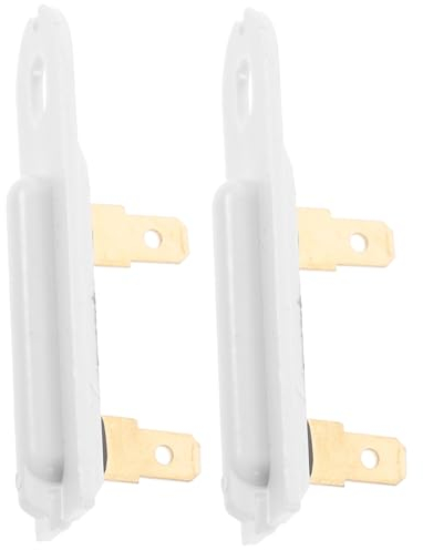 Angoily 2pcs Dryer Thermal Fuse Replacement for Tumble Dryers Heat Cut off Slim Long Design Safety
