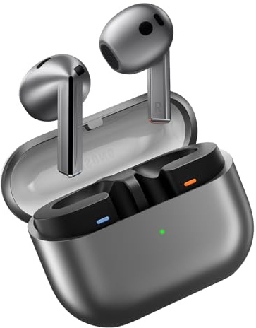Samsung Galaxy Buds 3 Wireless Bluetooth Earbuds + Galaxy Buds3 Case • Powered by Galaxy AI, ANC Active Noise Cancellation, Real-Time Interpretation • Samsung Genuine Product