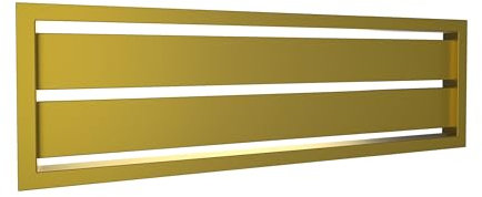 RADIATEUR DÉCORATIF TINIS H320 L1000 DORÉ