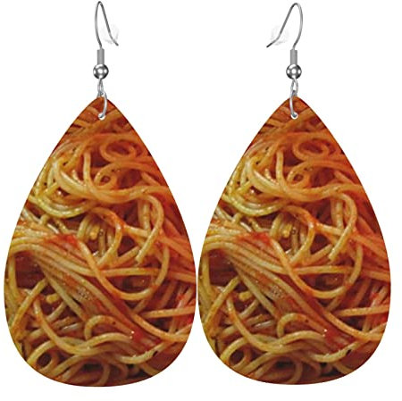 Ohrringe Spaghetti Lieben Leder Ohrringe Vintage Ohrringe Baumeln Doppelseitig Leichte Leder Ohrringe Für Mädchen Schmuck Einheitsgröße