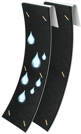 Fallrohr-Schalldämpfer | Regen leiser Fallrohr-Schalldämpfer | 2 Stück Outdoor-Entwässerungsdämmer für Park, Garten, Hof, Hinterhof