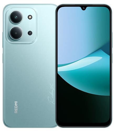 XIAOMI Redmi 15C 4G - Smartphone (8 GB +256 GB, masiva 6000 mAh (Typ) Battery Powered by 33 W Fast Charging, Charger Included (Green)