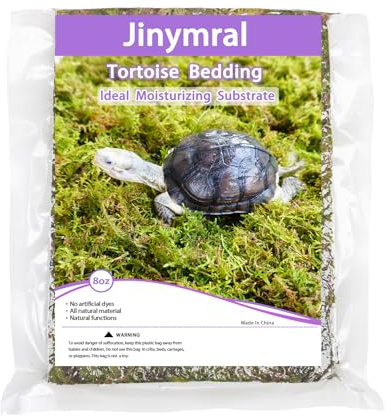 Jinymral 250g de litière pour Tortues, substrat Naturel idéal pour Maintenir l'humidité