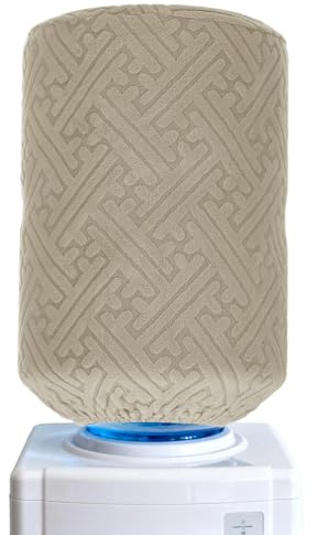 sourcing map Water Dispenser Barrel Dust Cover, Reusable Durable Fabric Water Dispenser Decorative Cover Elastic Fabric Cooler Protector for 5 Gallon Home Office, Coffee