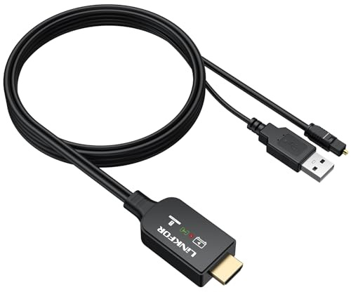 LiNKFOR Adattatore HDMI ARC a Ottico Supporta Audio 192kHz/24bit e Dolby DTS 5.1 Convertitore Cavo HDMI eARC/ARC a Ottico (1.5m) Design All-in-One Estrattore Audio HDMI eARC per Soundbar, Home Theater
