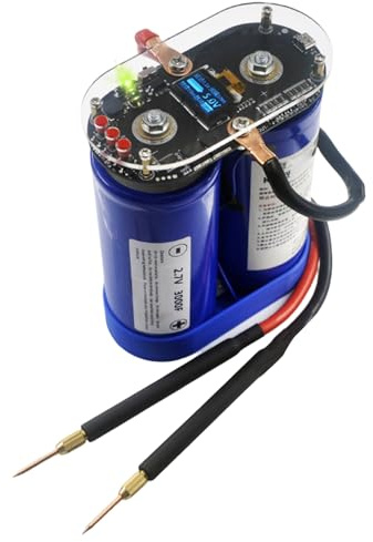 ALCXAZS Soldadura fácil Soldadora por puntos portátil para reparaciones rápidas y eficientes Máquina de soldadura por puntos Máquina soldadora ABS, No se puede cambiar el