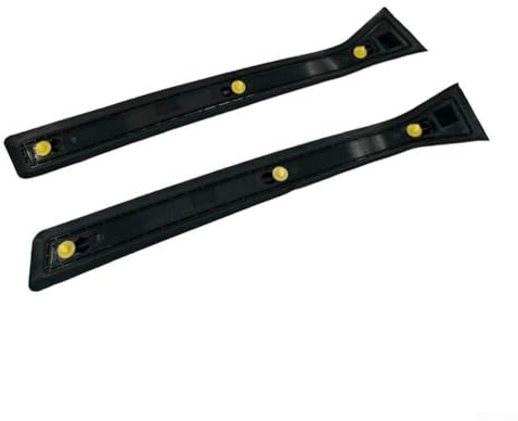 B-Säule Verkleidung Opel Astra H 2004-2010 Links & Rechts ABS Türdichtung Leisten Set 13123710 13123711 Schwarz Außen