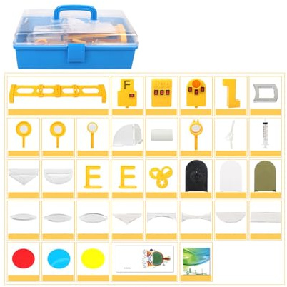 Comprehensive Physics Optics Experiment Box – Portable Optical Teaching Kit for Lab & Classroom