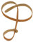 Levy's Leathers Ms19-hny Suede Leather Mandolin Strap - Honey