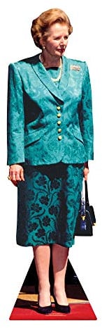 Figurine en carton Mrs Thatcher - Haut 174 cm