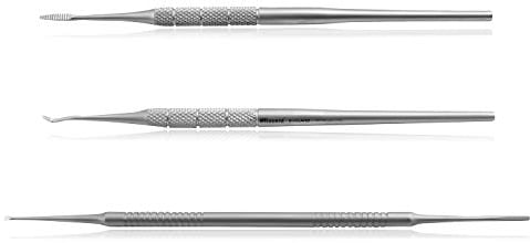 Blacks Files and Probe Podiatry Tools by Blizzard - German Forged - Blacks File Spoon and Swan Neck Probe Chiropodist Kit – Hospital Grade