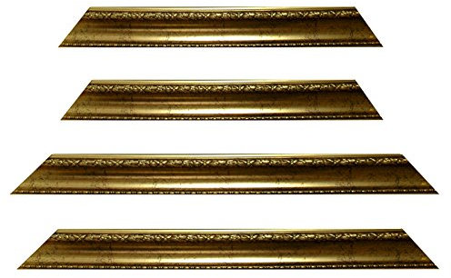 Neumann Bilderrahmen Barockrahmen Gold fein verziert 839 ORO, Zuschnitt, 70x100 cm