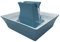 PetSafe Ceramic Pagoda Fountain, Drinking Fountain for Cats and Dogs, Dual Water Stream, Drinkwell - 2 Litre, Blue
