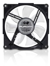 Ventilator Inwin Aurora RGB-LED, 120 mm, 3er Set – Schwarz/Weiß